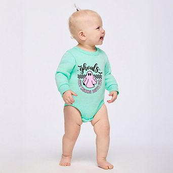 Just Wanna Have Fun Checkered - Infant Fleece BodySuit