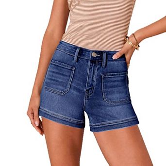 Women's High Waist Denim Shorts Classic Jean Shorts