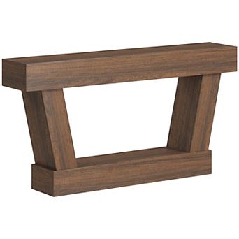 HOMCOM 63 Inch Vintage Console Table, Narrow Entryway Table