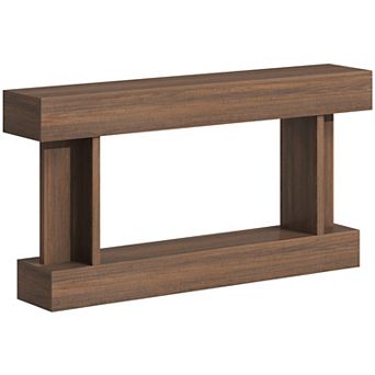 HOMCOM 63 Inch Long Console Table, Vintage Entryway Table