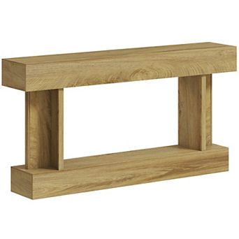 HOMCOM 63 Inch Long Console Table, Vintage Entryway Table