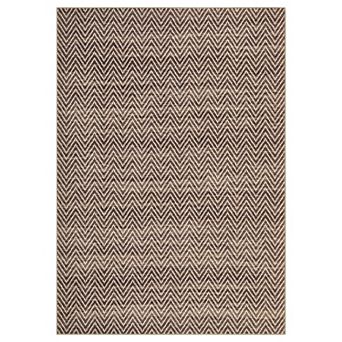 Chevron Pattern Machine Washable Area Rug Non-Slip Low-Pile Stain-Resistant Carpet for Bedroom