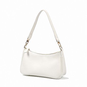 PU Leather Women Crossbody Clutch Tote Bag With Removable Straps Zipper Closure
