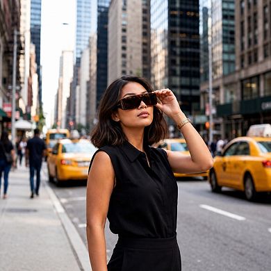 Wraparound Sunglasses Block UV Rays Fit Over Prescription Lenses
