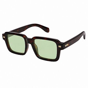 Retro Chunky Square Polarized Sunglasses UV400 Protection