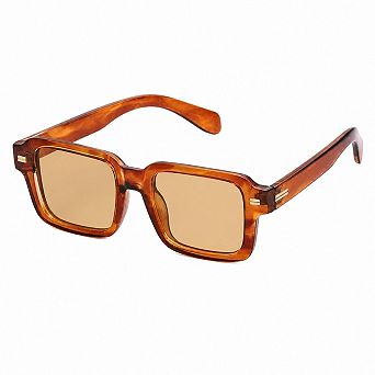 Retro Chunky Square Polarized Sunglasses UV400 Protection