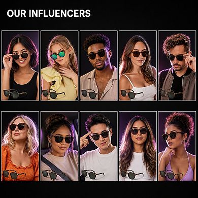 Classic Polarized Sunglasses Vintage Style UV Protection Lightweight Durable All Weather