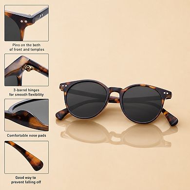 Classic Polarized Sunglasses Vintage Style UV Protection Lightweight Durable All Weather