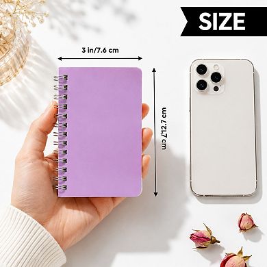 Small Spiral Pocket Notebooks Bulk 40 Packs Lined Memo Pads Assorted Colors