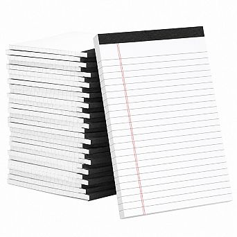 36 Pack College Ruled Legal Pads 5x8 Inch 30 Sheets Per Pad For Office School Home
