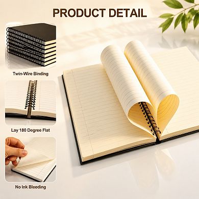 36 Pack Spiral Notebooks Bulk A5 Lined Paper Journal For School Office Home