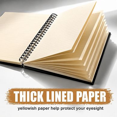 24 Pack A5 Bulk Spiral Notebooks Hardcover Lined Journal For School Office Travel