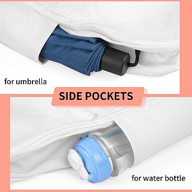 DIY Canvas Backpack Adjustable Strap Multi Pocket Casual Daypack