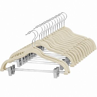 24 Pack Ultra Thin Non Slip Space Saving Skirt Pants Hangers
