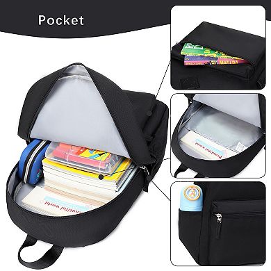 Kids Lightweight Water Resistant School Backpack With Reflective Strips