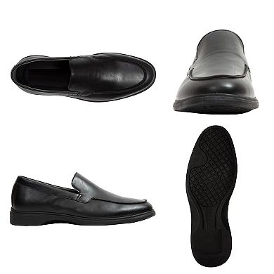 Men's Black Dress Loafers