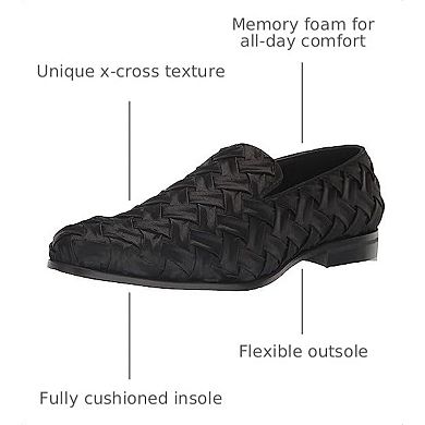 Men's Black Slip-On Shoes