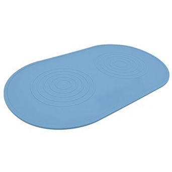 Waterproof Food Grade Silicone Pet Feeding Placemat Non Slip Raised Edges Dishwasher Safe