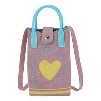 Heart Pattern Cell Phone Bag 1 pc