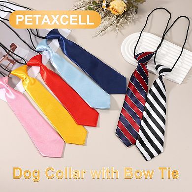 3Pcs Dog Collar Grooming Ties, Dog Neck Ties Bulk Pet Bow Collar
