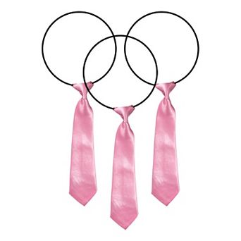 3 pc Dog Collar Grooming Ties, Dog Neck Ties Bulk Pet Bow Collar