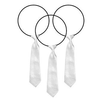 3 pc Dog Collar Grooming Ties, Dog Neck Ties Bulk Pet Bow Collar