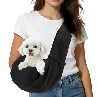 1 pc Breathable Mesh Dog Sling Carrier, Cross-Body Shoulder Bag with Buckle for Small Dogs, Cats