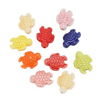 0.79"x0.59" 10 pc Ceramic Beads Ideal for Crafts Bracelet