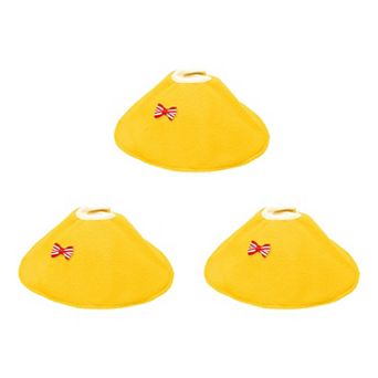 3 pc Bird Collars, Bird Cone Collar Protective Recovery Cones, Adjustable Anti-Bite Neck Protector