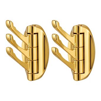 Utility Hooks 2 pc Metal Durable Hooks, Wall Hooks for Hanging Multi-Purpose Hooks 1.8x3.3 inch