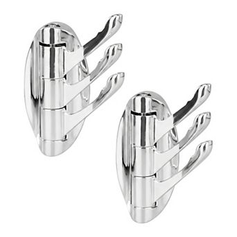 Utility Hooks 2 pc Metal Durable Hooks, Wall Hooks for Hanging Multi-Purpose Hooks 1.8x3.3 inch