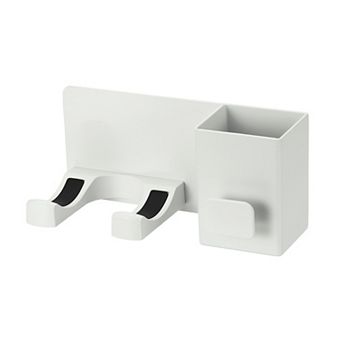 Hair Dryer Holder Wall Mounted, Carbon Steel Hairs Tool Organizer Hairdryer Stand Hanger with Glue