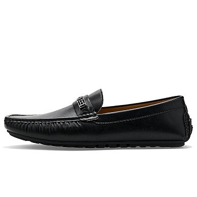 Men's Black Slip-On Loafers