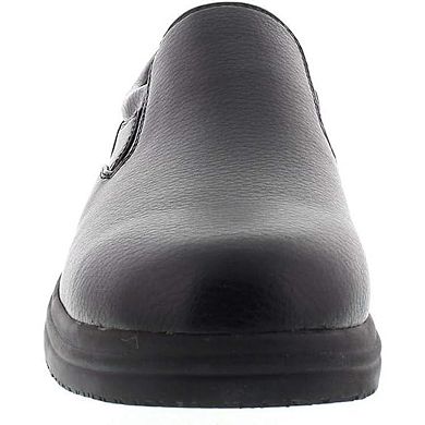 Men's Black Slip-On Dress Loafers
