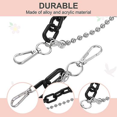 1Pc Hip Hop Pants Chain, Punk Jeans Chain Double-Layer Link Chains Goth Layered Wallet Pocket Chains