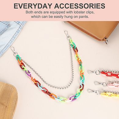 1Pc Hip Hop Pants Chain, Punk Jeans Chain Double-Layer Link Chains Goth Layered Wallet Pocket Chains
