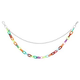 1 pc Hip Hop Pants Chain, Punk Jeans Chain Double-Layer Link Chains Goth Layered Wallet Pocket Chains