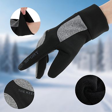 1Pair Warm Running Gloves