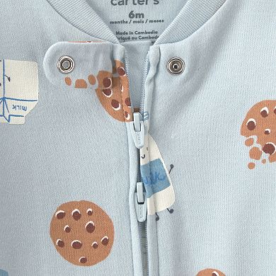 Baby Boy Carter's 100% Cotton 2-Way Zip Sleep & Play Pajamas