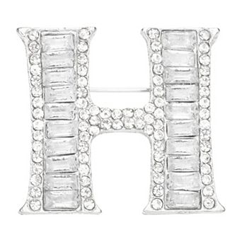 Letter Brooch Pins, Initial Rhinestone Broaches Pin 1 pc