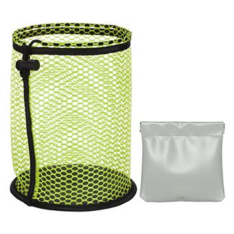 6.7 x 5.9 Inch Golf Ball Bag, Nylon Mesh Golf Storage Pouch 1 Pack