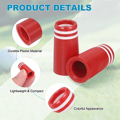 Golf Plastic Ferrules, Golf Club Ferrules Fits Tapered Steel Shafts 5Pcs