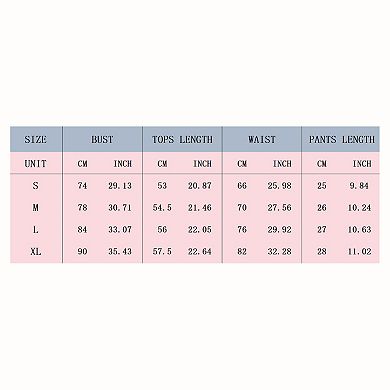 Women's Back Cutout Tankini Set - Gathered Neck Spliced Print Top with Side Drawstring Boyshort