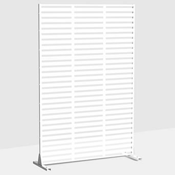 6 ft H x 4 ft W Outdoor Privacy Screens Steel Panel for Sun Protection and Home Decoration