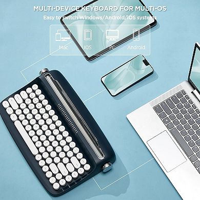 B503 Retro Typewriter Bluetooth Keyboard