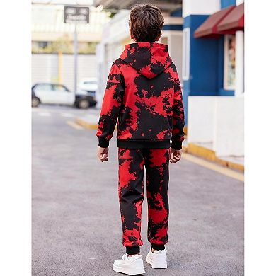 Arshiner Piece Outfit Boys Pullover Hoodies Sweatshirt Suit For Kids Tracksuit Set