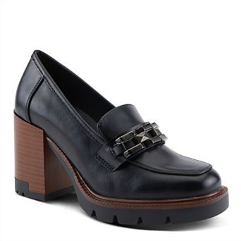 Patrizia Dajah Women's Block Heel Loafers With Bit Detail