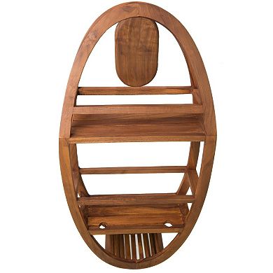 The Original Moa Teak Shower Suction Holder