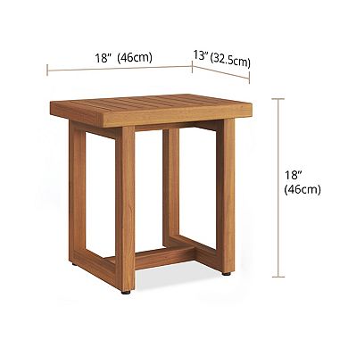 The Original 18" Spa Teak Shower Bench