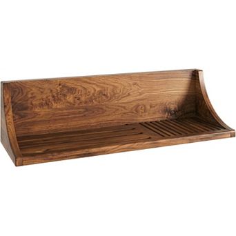The Original Moa Straight Teak Shower Shelf (Set of One)